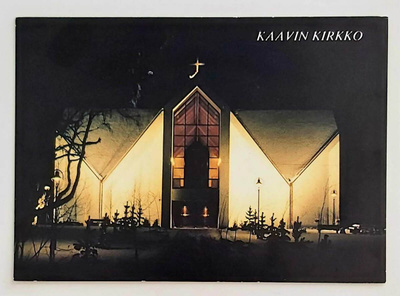 "KAAVIN KIRKKO" - KULKEMATON POSTIKORTTI