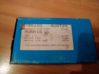 Morris, Austin Polttoainepumppu PBS102