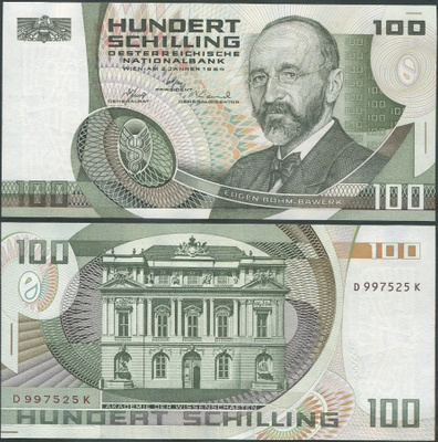 Itävalta 100 Shilling 1984 (P-150) UNC D997525K
