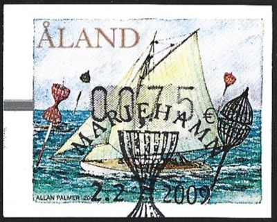Åland 2009 Reimareita I FRAMA 0,75 € epl LaPe ATM Å 21