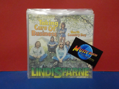 LINDISFARNE - TAKING CARE OF BUSINESS EX+/EX- GER -73 7"