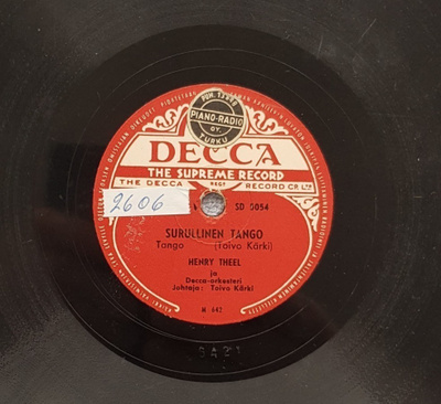 Savikiekko 1946 - Henry Theel - Decca SD 5054