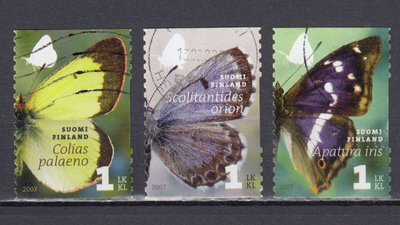 2007 Lape 1849 - 1851 Päiväperhosia