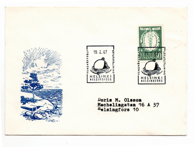 Helsinki:  Venenäyttely (erikoisleima  10.2.1967)