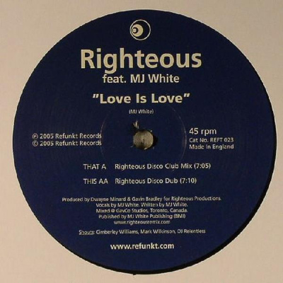 Righteous - Love Is Love 12”