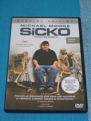 Dvd - Sicko - aivan sairasta - Michael Moore -elokuva 2007