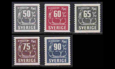 Ruotsi 396-400 ** Kalliopiirrokset (1954)