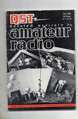 QST amateur radio n:o 7 1955