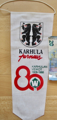 VANHA Viiri Karhulan Veikot 1988 Karhula Turnaus Lentopallo