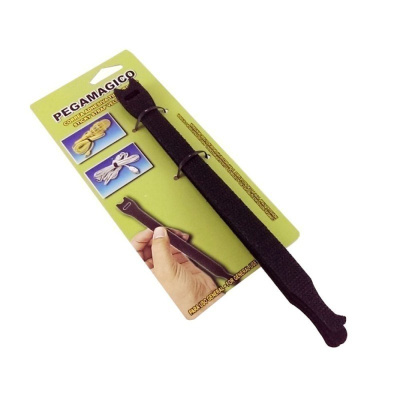 Pegamagico Velcro Tarranauha, 20cm, 5kpl, musta *UUSI*
