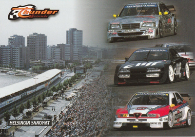 Postikortti, THUNDER- AJOT v 1996 HELSINKI
