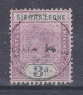 Sierra Leone 1896  Mi 29   vanhaa