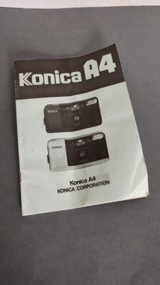 Konica A4 Käyttöohje vihko suomenkielinen