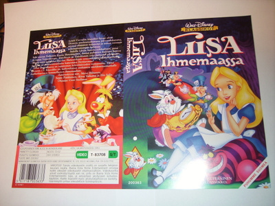 Vhs kansipaperi Fix - LIISA IHMEMAASSA  (Sis.postikulut)