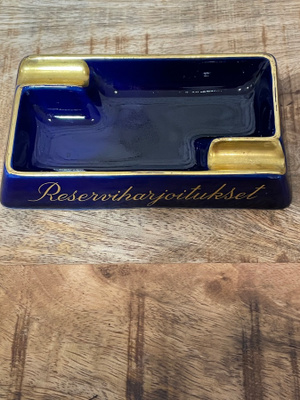 Rservinharjoitukset 1937 tuhkakuppi Kankaanpää ARABIA