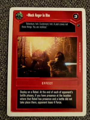 SW CCG - Much Anger in Him