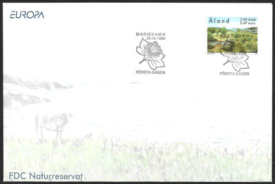 FDC Åland 1999  Eurooppa-merkki  LaPe ÅL 157