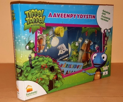 Aaveenpyydystin (satukirja,dvd,puuhakirja,väriliidut) UUSI