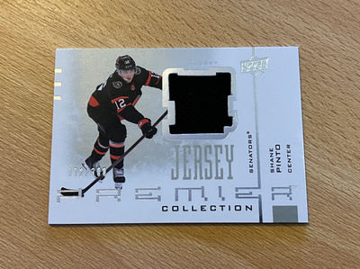 2021-22 Premier Shane Pinto 20th Anniversary Jersey /300