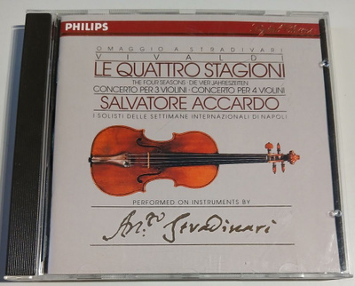 CD Vivaldi - The Four Seasons - Salvatore Accardo