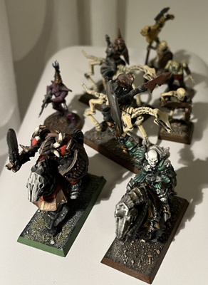 Warhammer figuureja vuosituhannen alusta