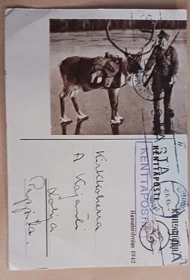 Sotilas ja taakkaporo, Kenttäpostia 1943