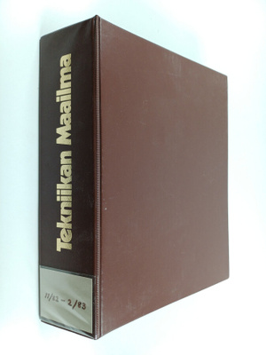 Tekniikan maailma 11-20/1982-1-2/1983 (kansiossa)