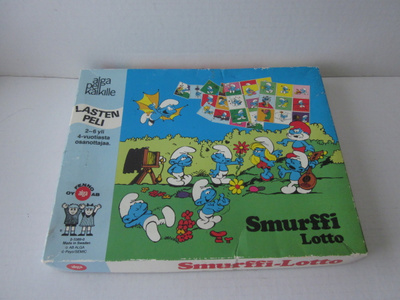 Vintage lautapeli, Smurffi-lotto, Alga