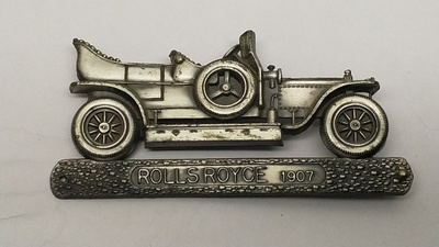Rolls Royce 1907 metallinen autokyltti