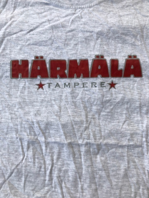 Teksti T-paita, harmaa, koko M