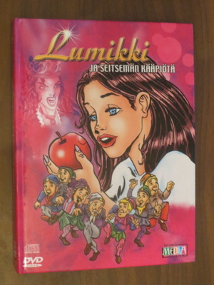 Lumikki ja seitsemän kääpiötä kirjanen + CD + DVD
