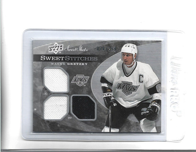 WAYNE GRETZKY - SWEET STITCHES - 3-JERSEY num 038/299