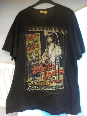 ALICE COOPER T-PAITA XL