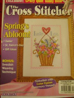 Amerikkalainen ristipistolehti The Cross Stitcher Pääsiäistä