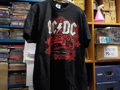 AC/DC Black Ice Europe Tour 2009 T-Paita 2XL (W)