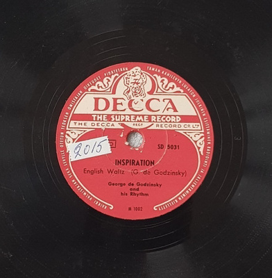 Savikiekko 1948 - George de Godzinsky - Decca SD 5031