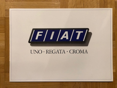 Esite Fiat Uno - Regata - Croma - vuodelta 1988