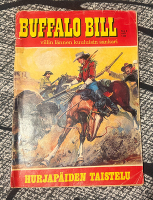 BUFFALO BILL 6/1971 / SARJAKUVA KANSI IRRONNUT SIVUISTA
