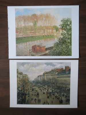 Camille Pissarro: kaksi taidekorttia