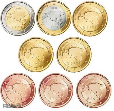 ** VIRO 1c-2€ kiertämätön kolikkosarja 2011 **