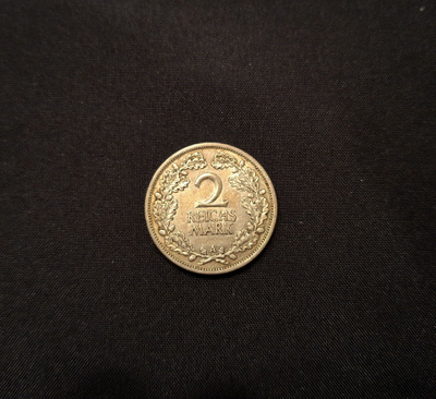 Hieno! Saksa 2 Reichsmark 1926 Hopeaa