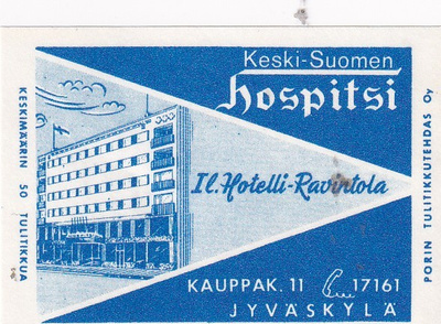 Jyväskylä, Hotelli Hospitsi       7/13