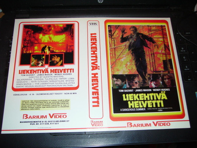 Vhs kansipaperi Fix - LIEKEHTIVÄ HELVETTI   (Sis.postikulut)