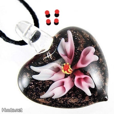 994 .. Murano Lampwork Art Glass Taidelasi . Kaulakoru