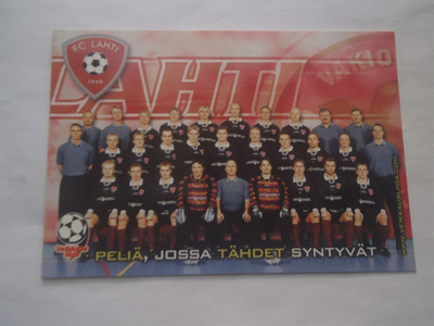 FC LAHTI 1996 Postikortti