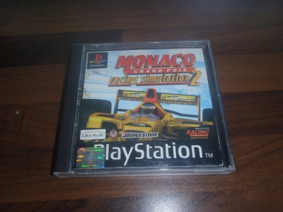 MONACO GRAND PRIX - PS1 peli ( Hyvä kunto )