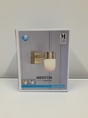Seinävalaisin Menton 1lmp (bru.bra,opal,bath,MarkSlöjd,uusi)