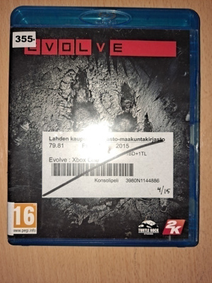 Xbox One Evolve videopeli