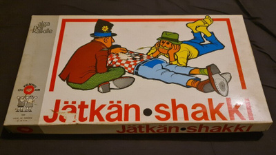 VINTAGE Lautapeli - Jätkänshakki  ( Alga )
