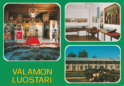 Postikortti VALAMO, Luostari, Erikoisleima